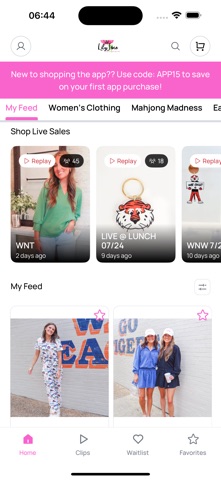 Lily Jane Boutique iPhone screenshot