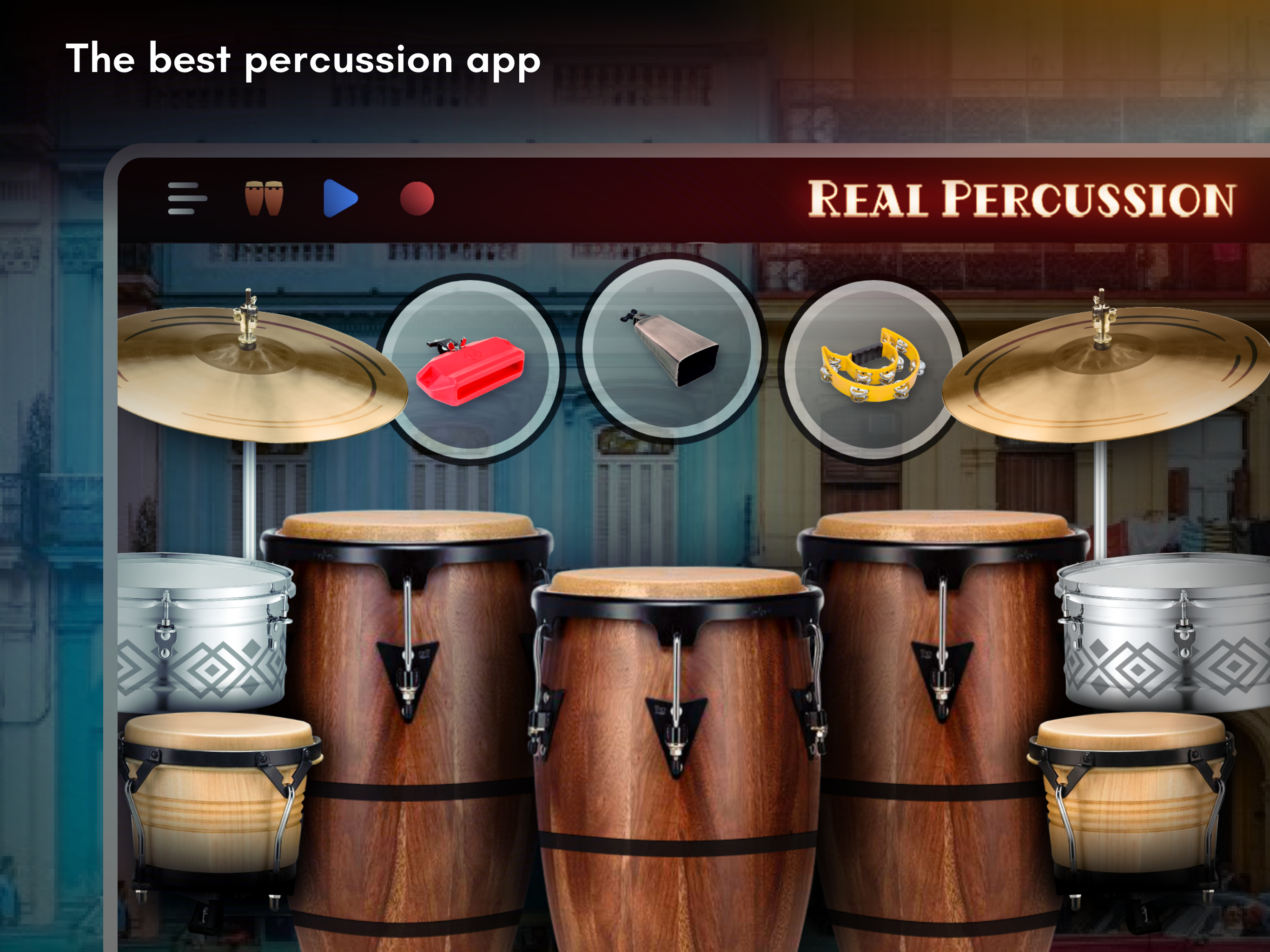 Real Percussion: kit drum pads