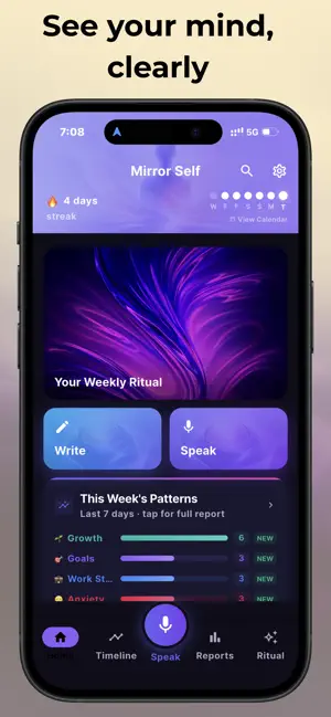 Mirror Self: AI Voice Journal screenshot 3