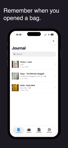 GrindBook - Coffee Journal Screenshot 2 of 4