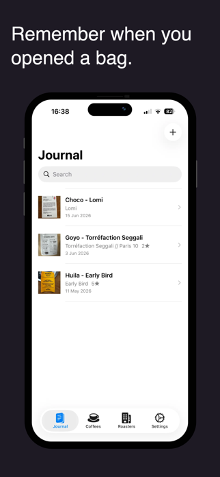 GrindBook - Coffee Journal Screenshot 2 of 4