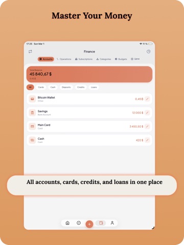 Fixx – AI task & finance App iPad screenshot