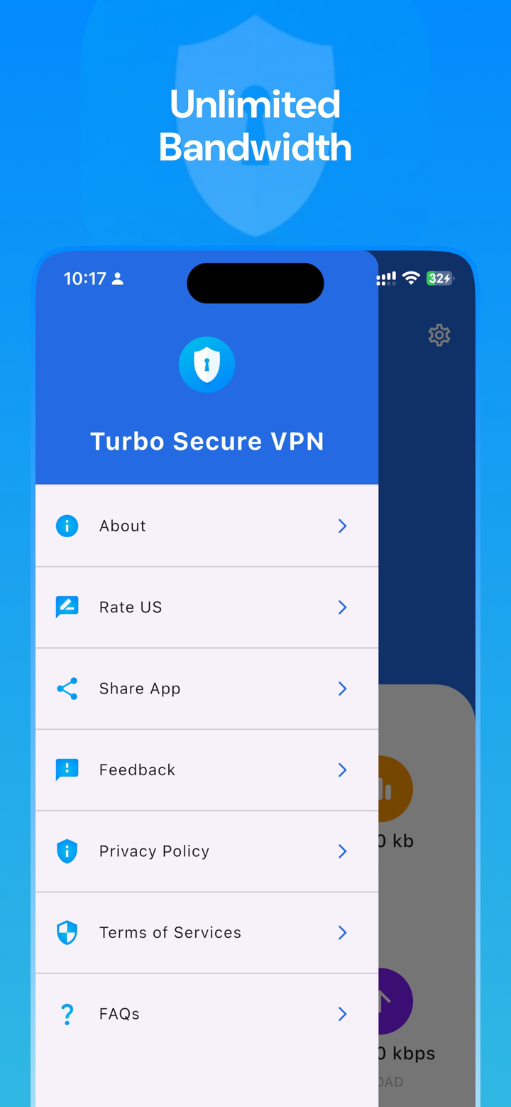 Turbo Secure VPN - Fast Proxy screenshot 4