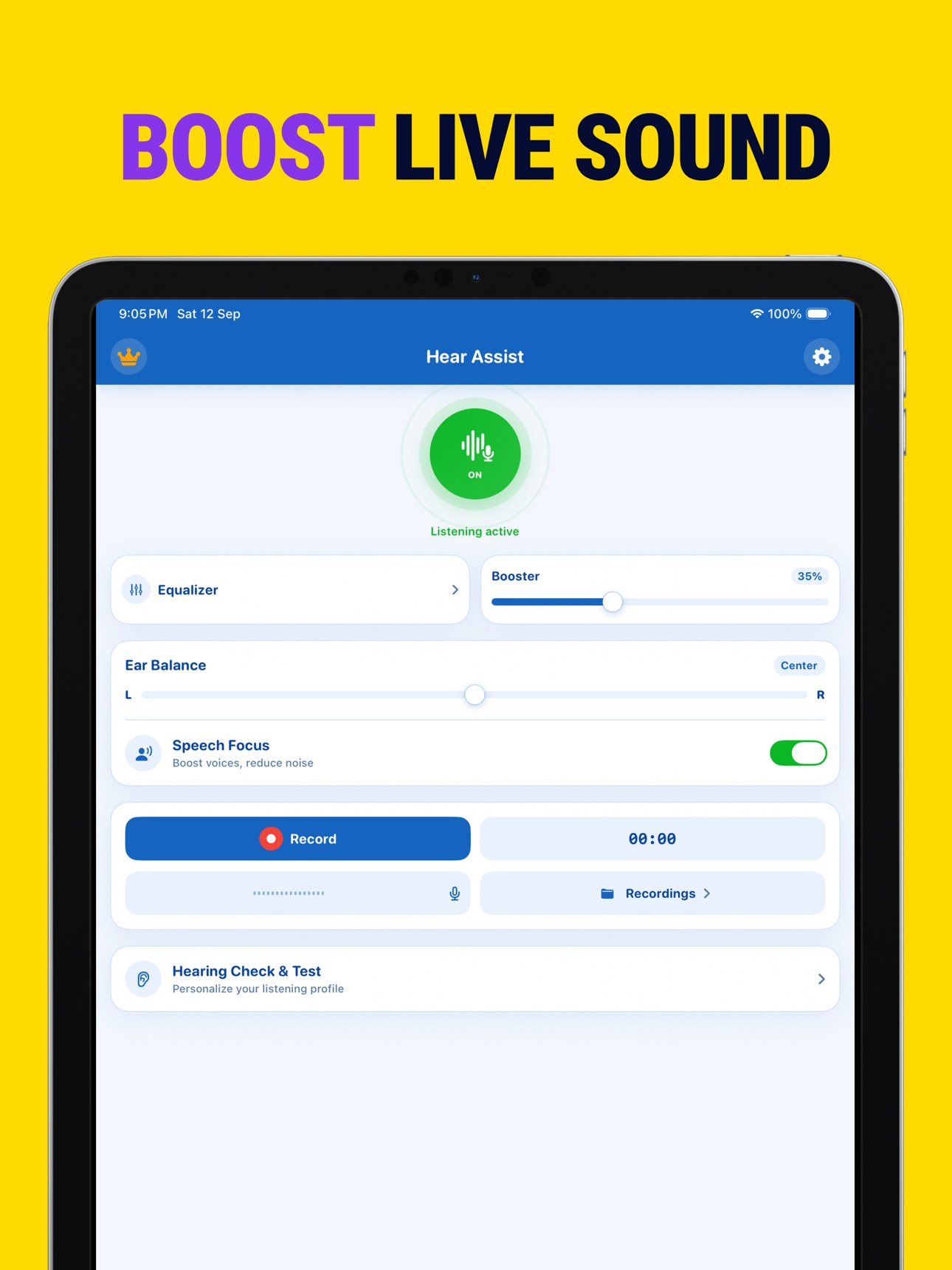 Screenshot 8 of Hear Assist - Boost Listening