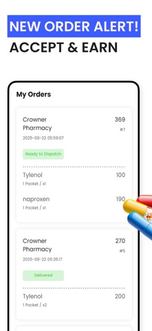 HealthSkye Delivery Partner screenshot