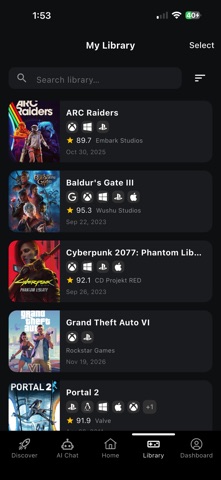 GameArchive+ screenshot
