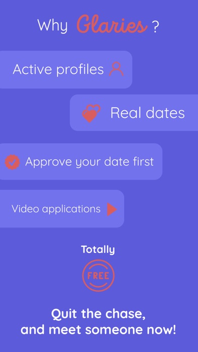 Glaries - Dating App Screenshot