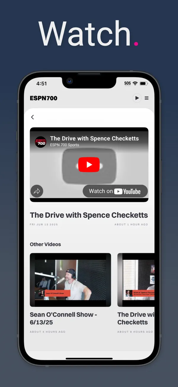 Screenshot #3 pour ESPN 700 Radio