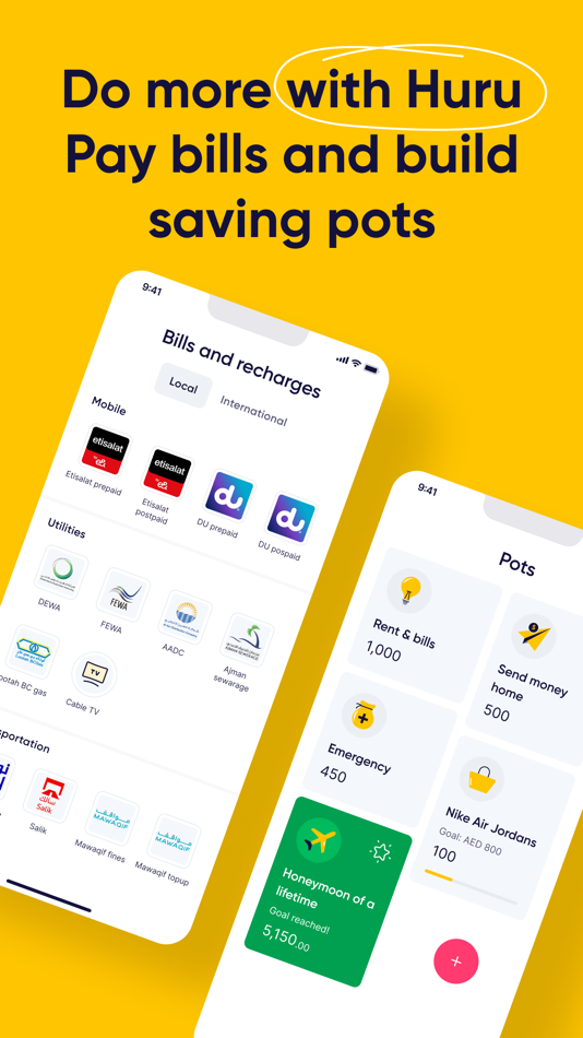 #4. Huru: Zero Balance UAE Account (iOS) بواسطة: Huru