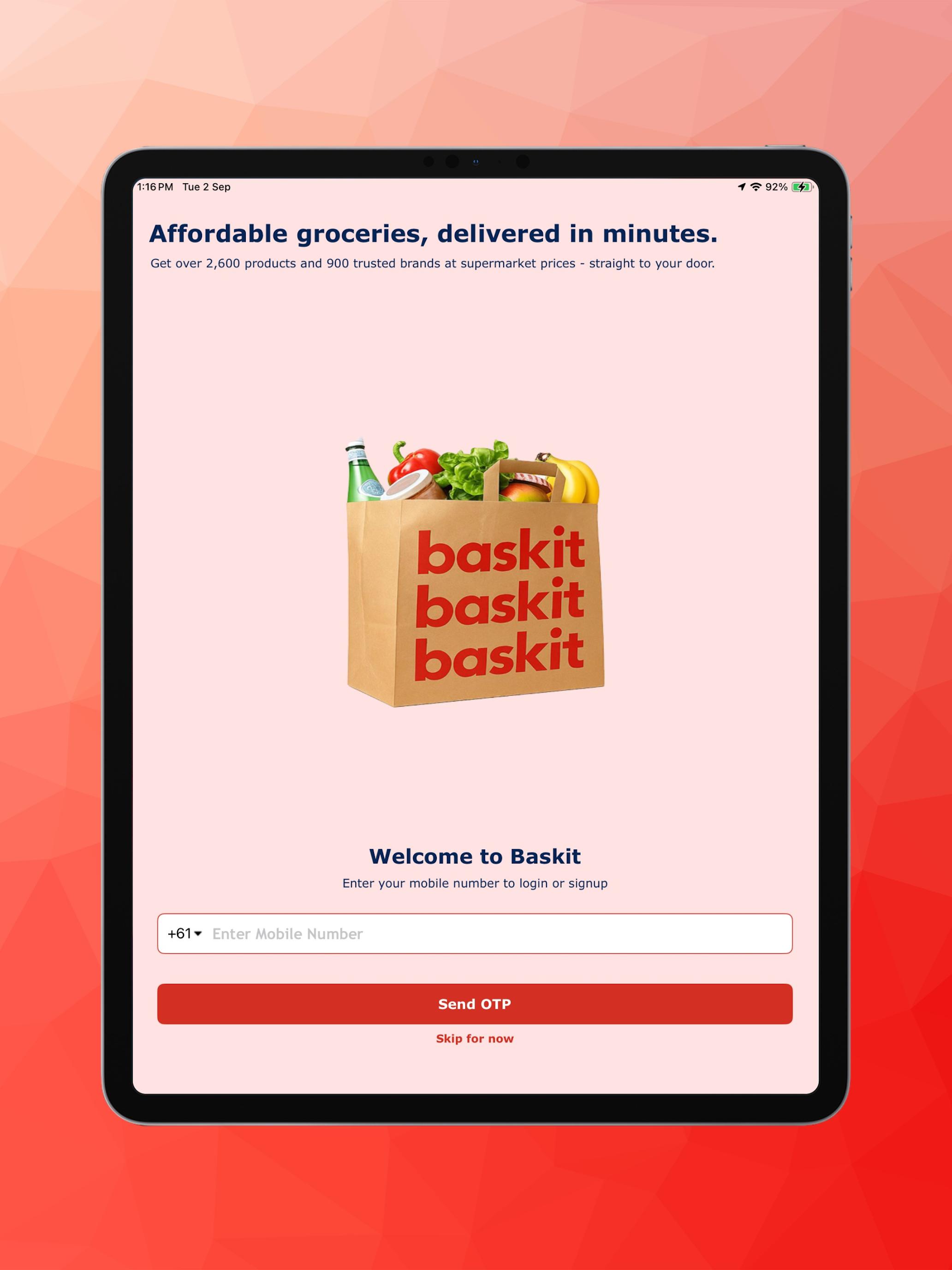 Baskit: Grocery App