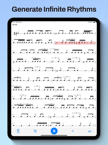 Rhythm Generator iPad screenshot