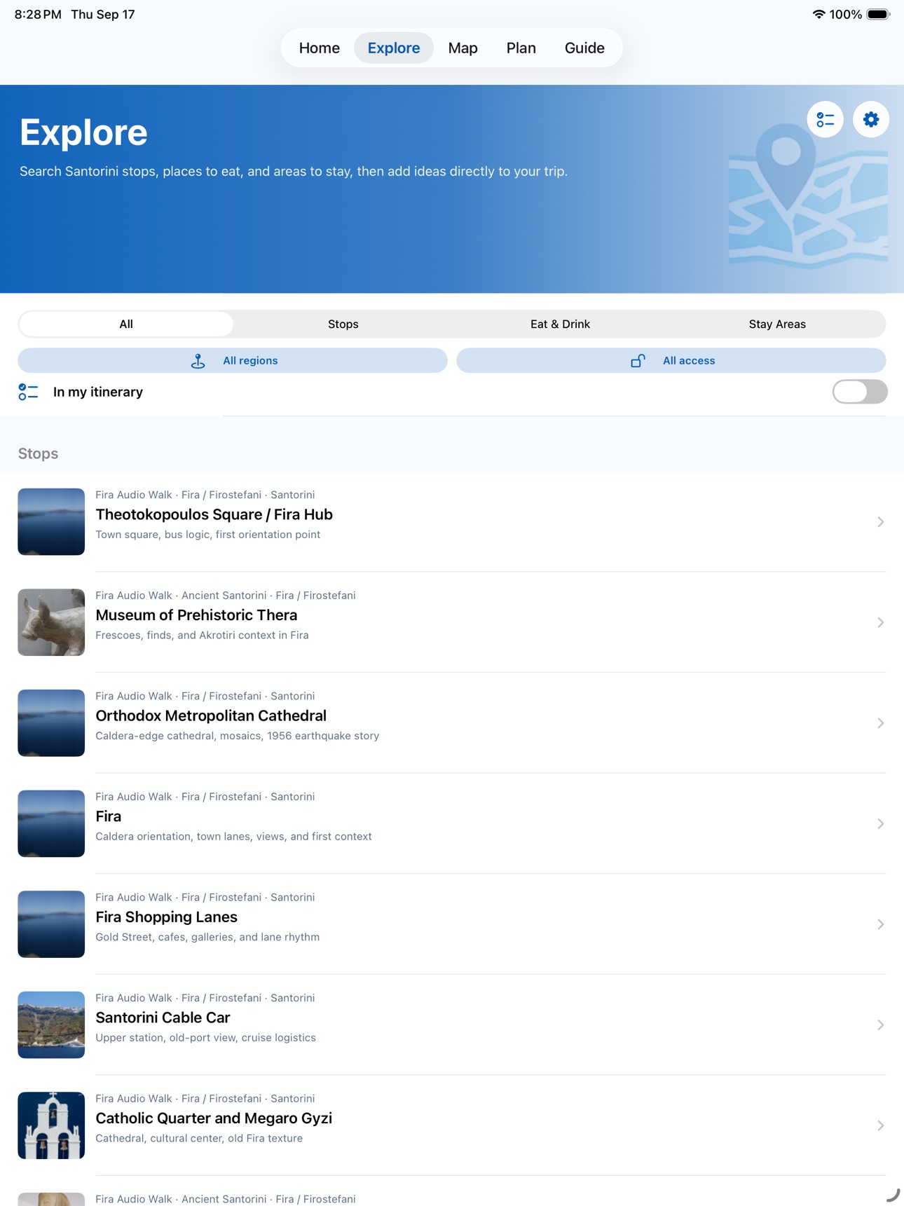 Screenshot 10 of Santorini Tour Guide