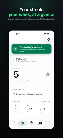 Workout Planner - Gym & Home Screenshot 6 of 7