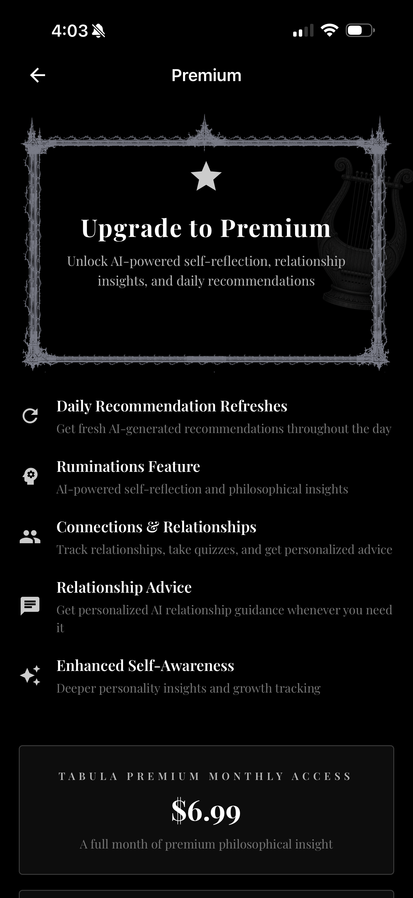 Tabula, Philosophical Wisdom screenshot 7