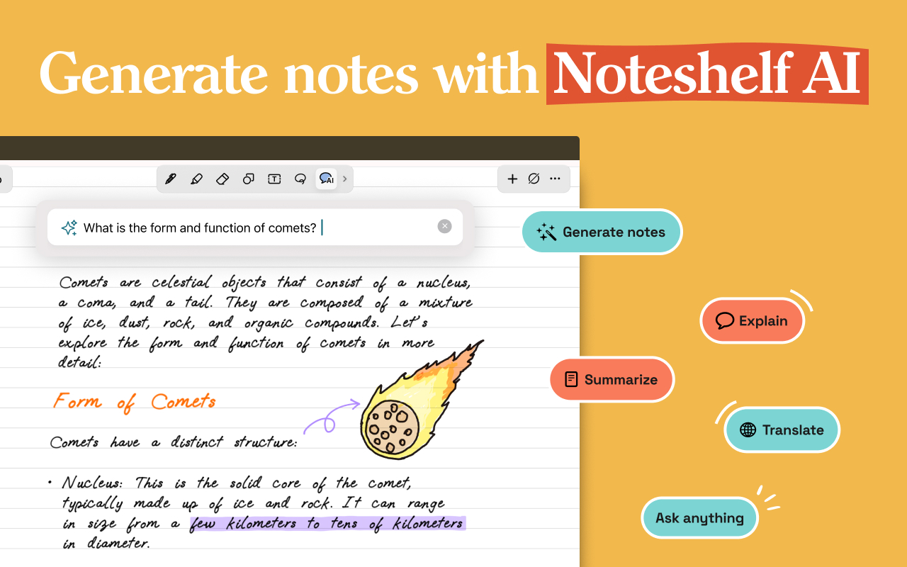 Noteshelf 3: AI Digital Notes