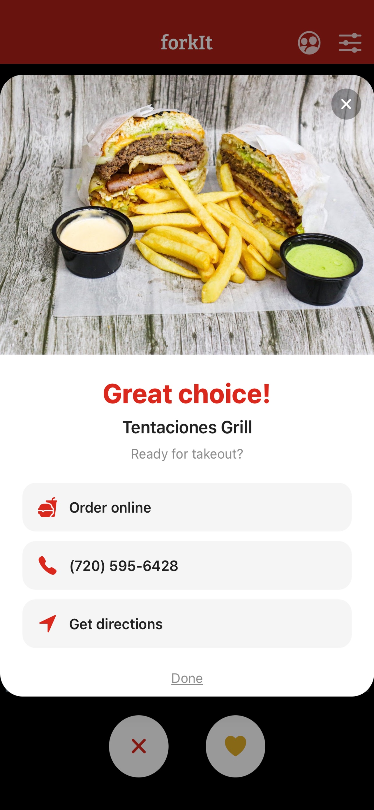 Screenshot 8 of forkIt (Restaurant Finder)
