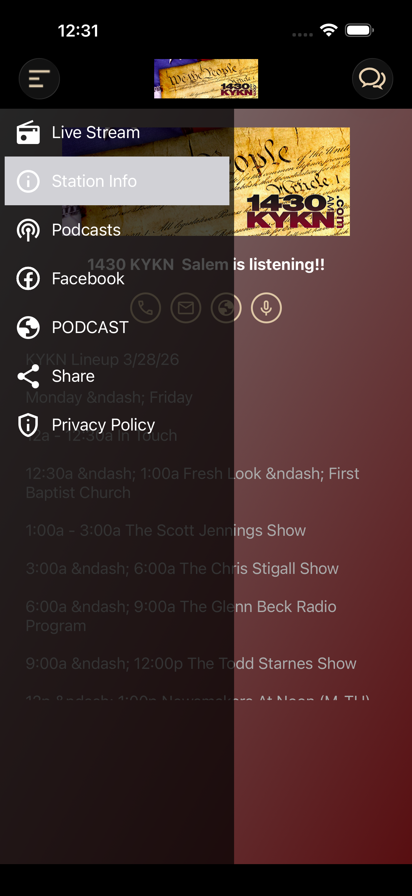 1430 KYKN screenshot 5