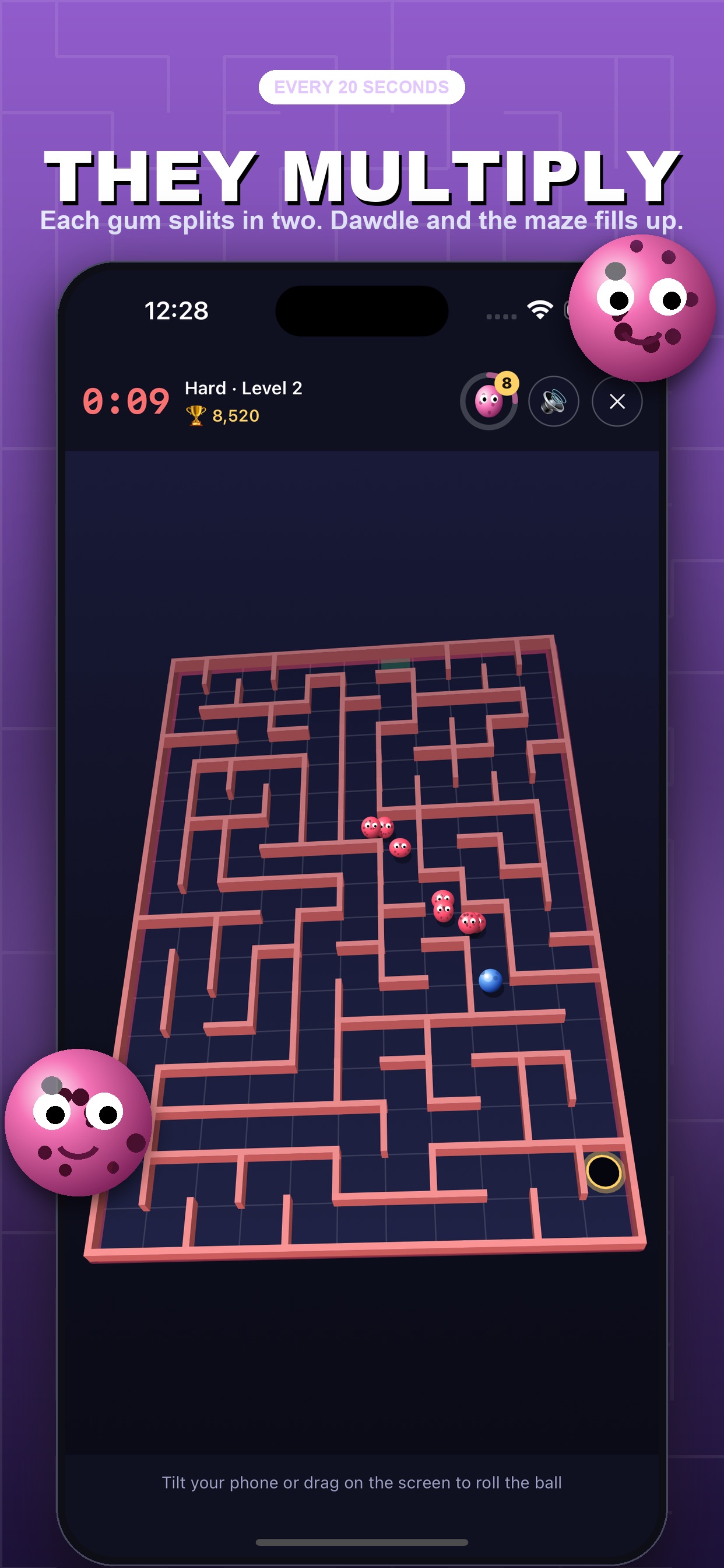 Screenshot 3 of Gumaze: Tilt Maze Escape
