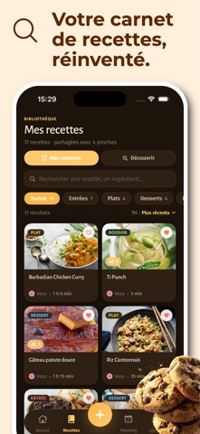 Family Recipe: Carnet & Menus screenshot