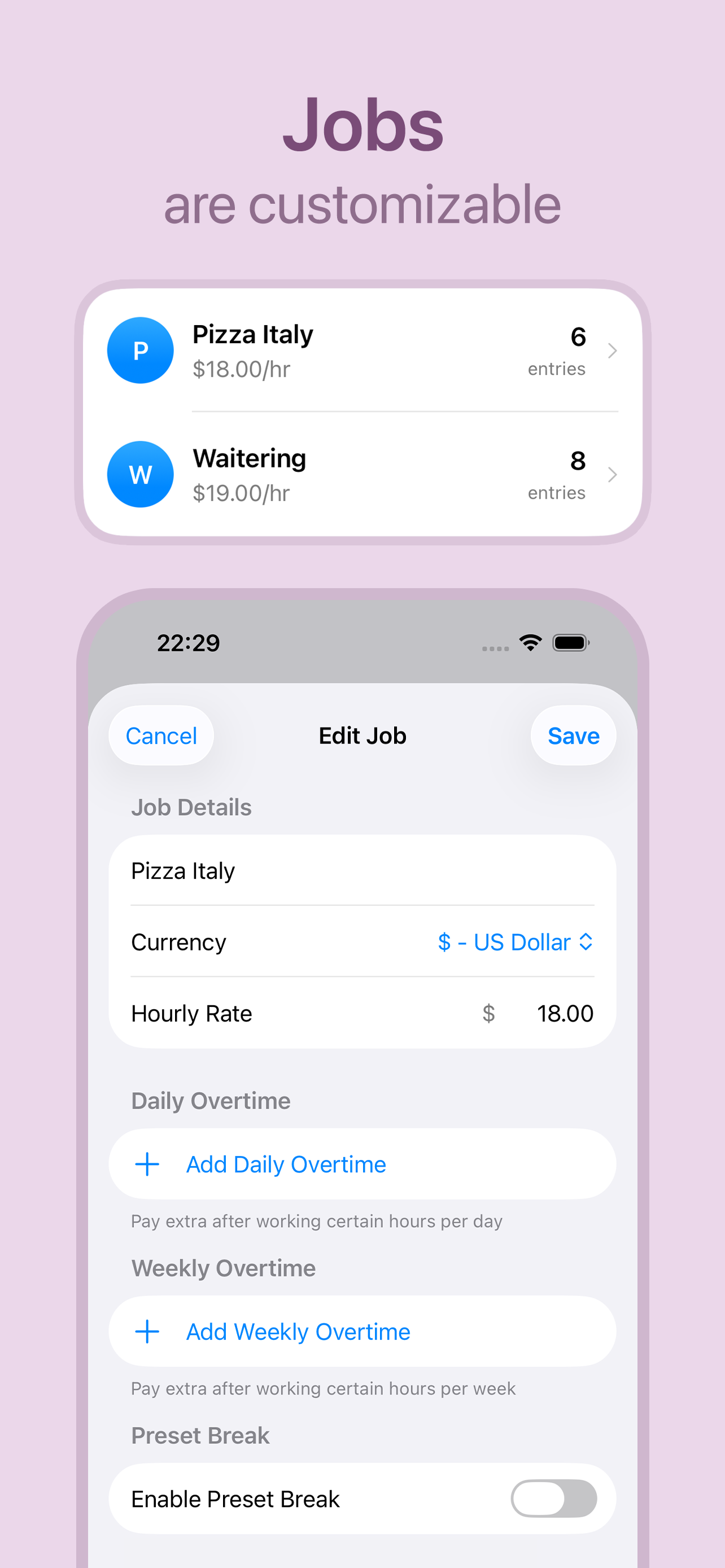 Hours Tracker: Time and Pay screenshot 4