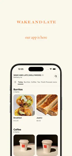 WAKE AND LATE - Order Now screenshot 1
