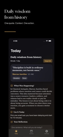 Daily Legacy: Wisdom screenshot