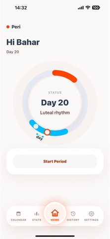 Peri: Period Tracker Screenshot 1 of 6