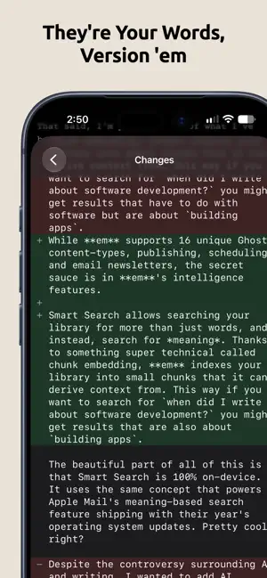 em — Markdown Writer & Editor screenshot 2