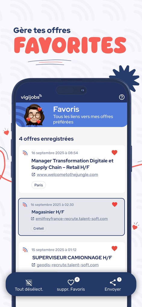 Vigijobs: Offres d'emploi - 