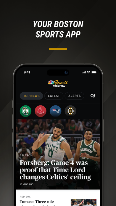 NBC Sports Boston: Team News Screenshot