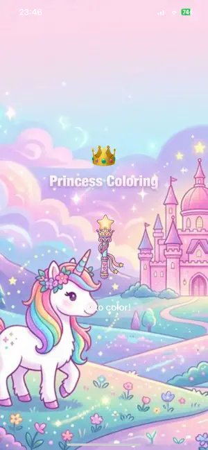 Princess Coloring Magic screenshot 1