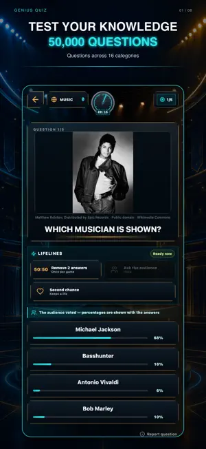 Genius Quiz: Trivia & Quiz screenshot 1