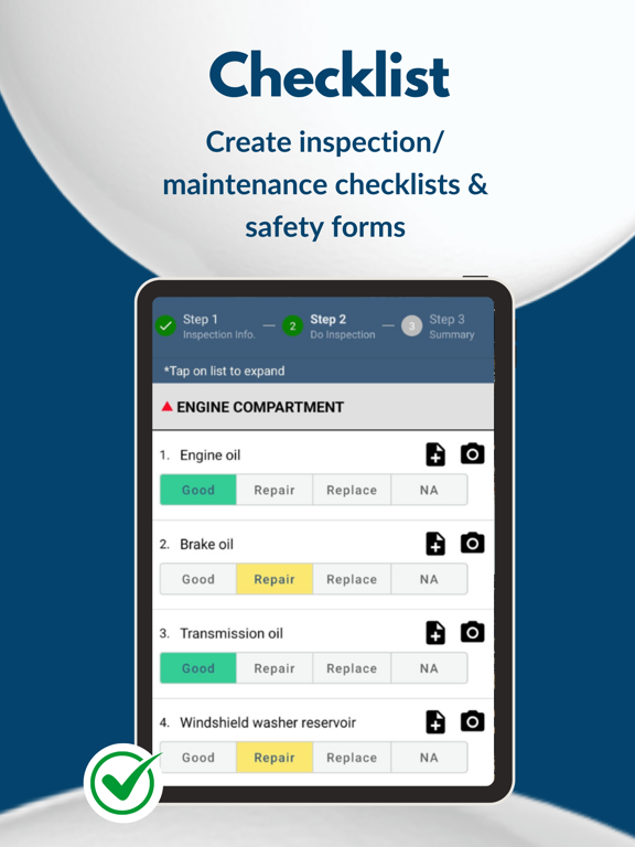 Inspection Maintenance - HVI iPad screenshot 6 - Productivity app
