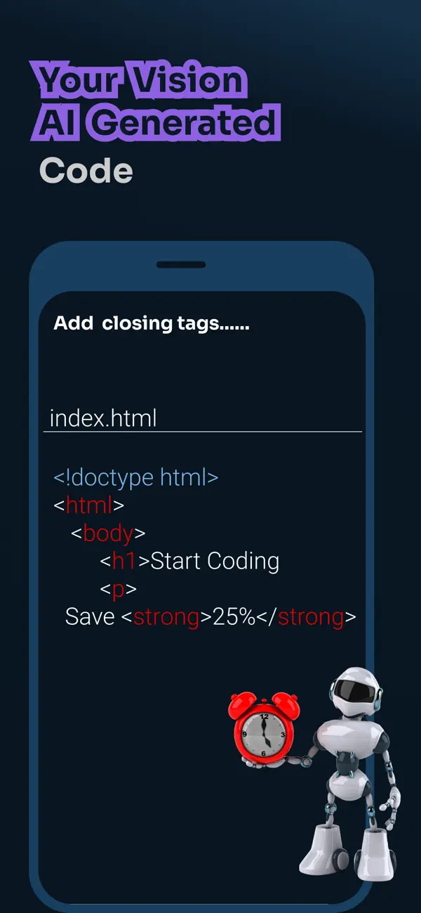 #4. AI Code Generator: Code Editor (iOS) Ved: Fordnine