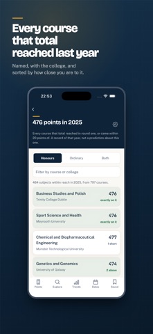 Irish CAO Points Calculator Screenshot 2 of 6
