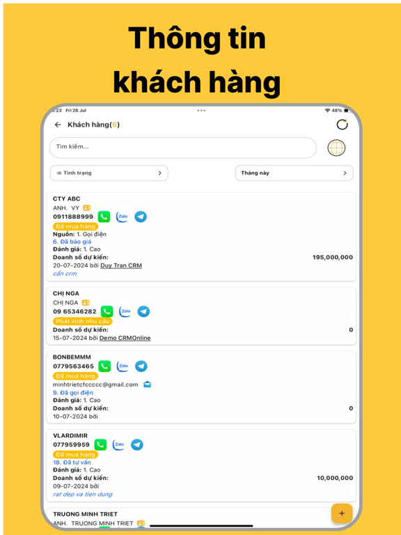 Screenshot #5 pour CRMOnline