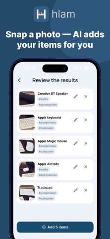 Hlam: Home Inventory & Boxes Screenshot 1 of 6