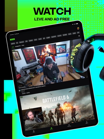 KICK - Live Streaming App Store preview screenshot 7
