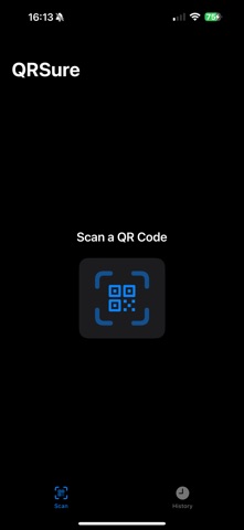 QRSure screenshot
