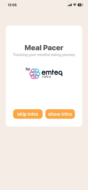 mealPacer screenshot 1