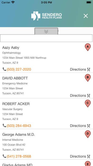 SenderoHealth Screenshot