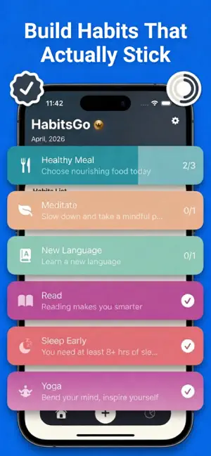 Habit Tracker - HabitsGo screenshot 1