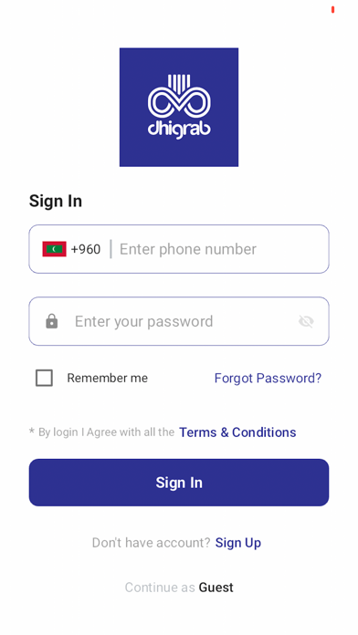 DhiGrab Customer App iPhone screenshot 2 - Business app