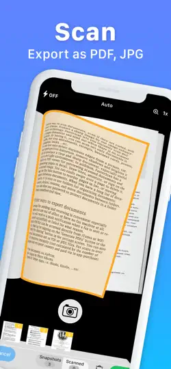 Captura de pantalla de Faster Scan - Fast PDF Scanner en iPhone 1