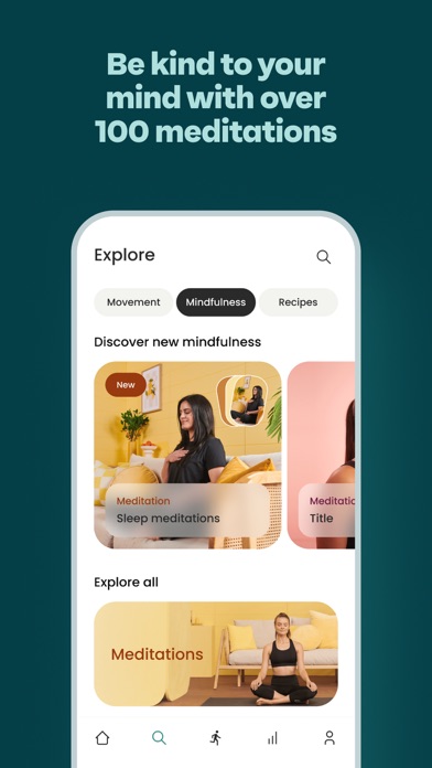 Kic: Health, Fitness & Recipes Screenshot