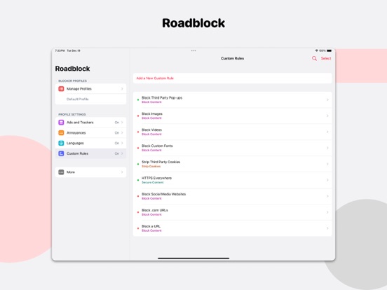 Screenshot #4 pour Roadblock - Content Blocker