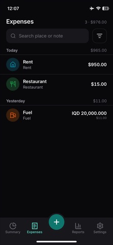 Tick: Offline Expense Tracker Screenshot 2 of 5