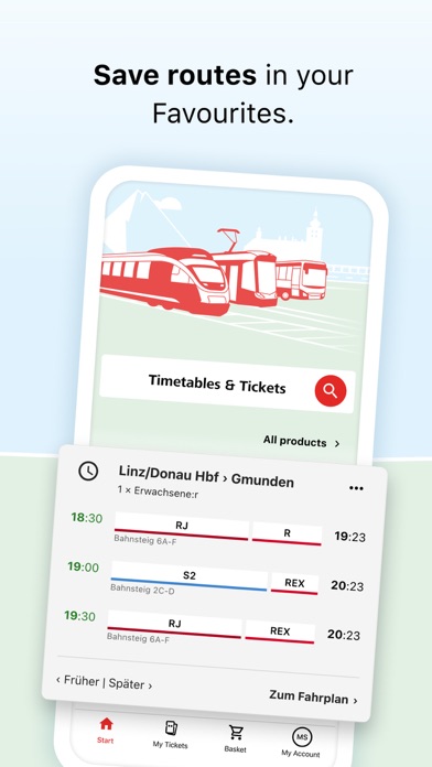 OÖVV Ticket-App Screenshot