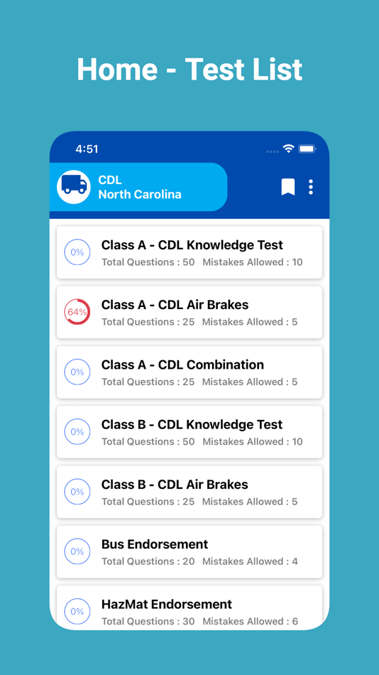 #1. NC CDL Prep Test (iOS) 由: Altaf Mogal