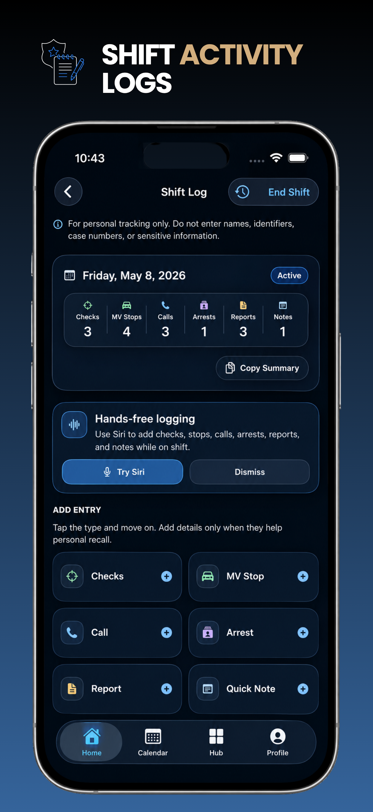 DutyWire Police Shift Calendar screenshot 4